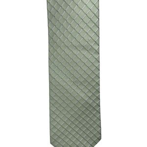 Green Checkered Men's Tie